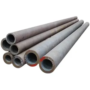 Q235 Black Round Steel Tube Carbon Steel ERW OD 15-400mm Wall 1-14mm Length Customized for Scaffold Frame thumbnail-1