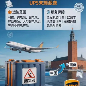 Air Freight DDP Service From China to Sweden for Over‑100WH High‑Power Lithium‑ion Batteries, Nation‑Wide Door‑to‑Door Delivery Across Sweden thumbnail-1