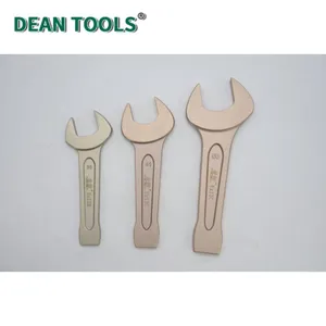 Non Sparking Striking Open End Wrench,Secure-Grip,Aluminum Bronze,Safety-Critical thumbnail-5