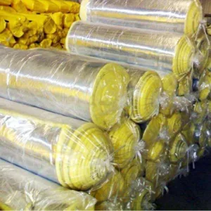 Industrial Glass Wool Insulation Sheet 50mm Fireproof Thermal Construction Eco-Friendly R4.0 Rock Fiber for Warehouses thumbnail-2
