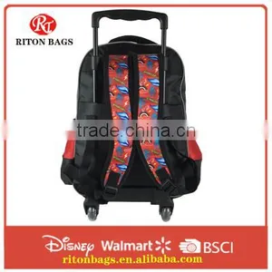 2016 Quanzhou Manufacturer Kids Trolley Bags Top Selling Cheap Kids School Trolley School Bag for Boys thumbnail-3