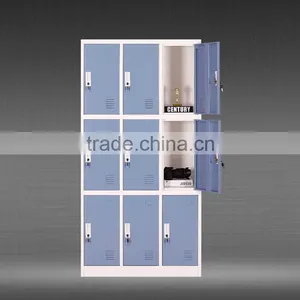 Factory Price Gym Locker Metal Storage Cabinet 9 Door Locker thumbnail-4