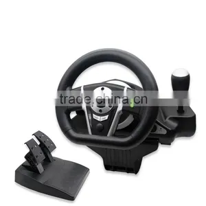 Factory Directly Video Games Accessories for Xbox One / PS3 / PS2 / PC Computer Racing Game USB Steering Wheel Quality Choice thumbnail-3