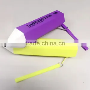 Multi Color Silicone Pencil Case Pen Bag thumbnail-2