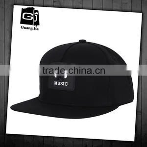 Custom Customize Snapback Caps Hats Hot Design Leather Patch Logo Snapback Caps Wholesale thumbnail-1