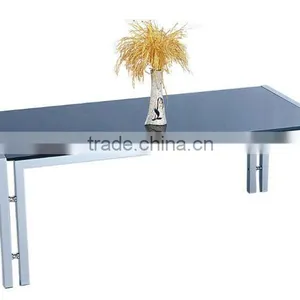 Rectangle Modern Metal Coffee Table thumbnail-1