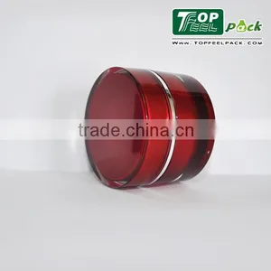 High-end Upper Grade Acrylic Cream Jar Purple , Cosmetic Jar , Facial Container 15g thumbnail-2
