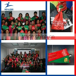 Wholesale Team Custom Sports Scarf for Promotion Event thumbnail-2