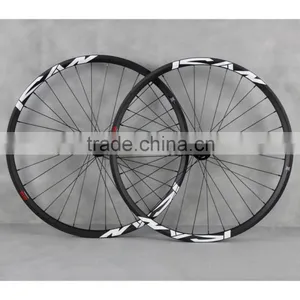All Mountain Wheels 29er Carbon Wheelset Tubeless Ready Hookless Mtb Wheels thumbnail-1