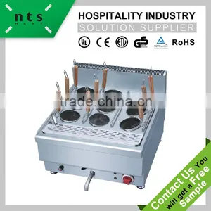 Fast Food Hotel Restaurant Counter Top Design 9 Basket Electric Noodle Cooker thumbnail-1