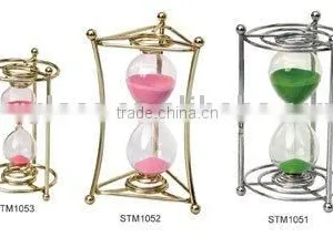 METAL SAND TIMER HOURGLASS, METAL SAND CLOCK thumbnail-1