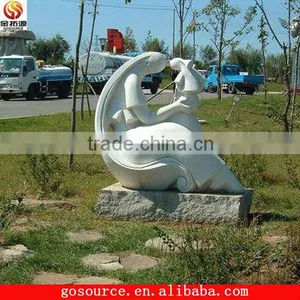 Abstract White Stone Sculpture thumbnail-1