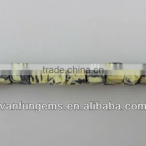 Gemstone Yellow Turquose Rondelle Beads for Jewelry thumbnail-3