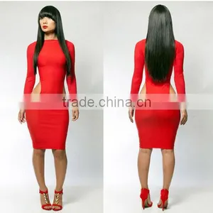 Long Sleeve Bandage Dress 2014 thumbnail-3