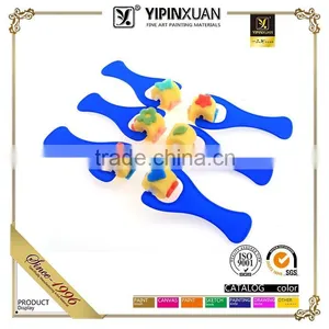 6 Shapes Plastic Handle Foam Sponge Soft Paint Rollers thumbnail-1