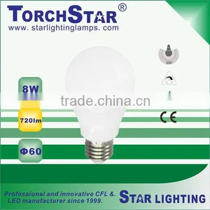 A60 Pear Shape Aluminum+plastic LED Lamp thumbnail-2