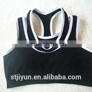 Shantou Factory Cheap Price Black Running Women Seamless Ladies Sports Bra thumbnail-4