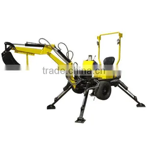 Towable Backhoe With Engine thumbnail-1