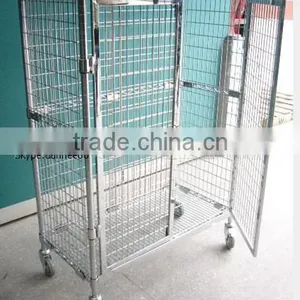Mobile Standard Wire Security Cage With Doors thumbnail-1