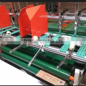Econimic Semi-automatic Corrugated Cardboard Box Press Model Folder Gluer Machine thumbnail-2