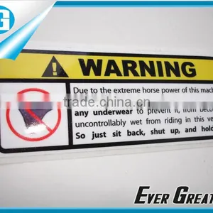 Paper/pet/pp/opp Durable Self-adhesive Warning Label Stickers for Security thumbnail-2