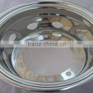 22.5''stainless Steel Wheel Cover,wheel Trim,universal Wheel Simulator thumbnail-2
