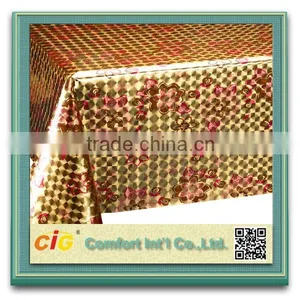 Gold And Silver Wholesale Plastic Tablecloths Meters Plastic Tablecloth Roll thumbnail-1