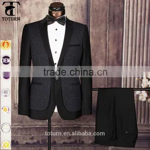 New Products 2016 European Style Direct Manufacturer Oem Factory Formal Wear Slim Fit Sky Blue Polyester Fabric Business Suits Quality Choice thumbnail-4