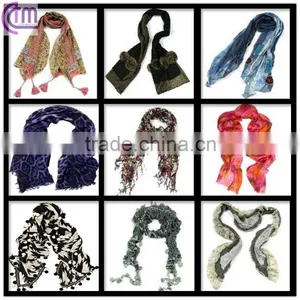 Various Pattern Comfortable Polyester Fashion Scarf thumbnail-1