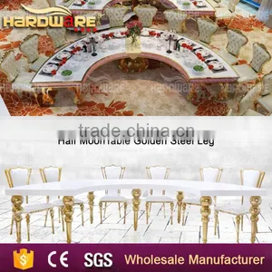 Half Round Shape With MDF Dining Table , Mdf Wedding Table thumbnail-5