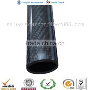 36mm Diameter Twill Glossy Laminated Carbon Fiber Oval Tube, Strong CFR Tubes thumbnail-3