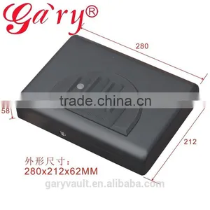 Wholesale- MS500 Micro Vault Biometric Fingerprint Portable Car Gun Mini Security Storage Steel Safe Box, Document File Safe thumbnail-5