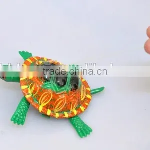 4 Inch Wholesale Educational Green Cute Pull Thread Turtle Ship Toy thumbnail-3