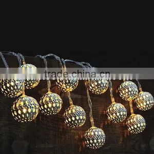 12LED Solar Powered Globe String Light Fairy Lamp Christmas Garden Decoration Heart thumbnail-1