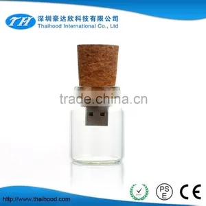 Functional and Lovely Wishing Bottle Glass Usb Flash Drive, Usb Flash Drive Gift Box thumbnail-1