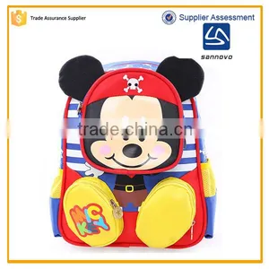 2016 Sannovo Wholesale Cute Mickey Mouse Cartoon Kids School Bag Backpack Supplier's Choice thumbnail-1