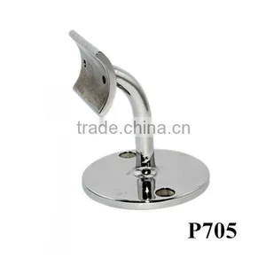 Outdoor Step Metal Handrail Angle Stair Handrail Bracket / Round Handrail Bracket Price thumbnail-1