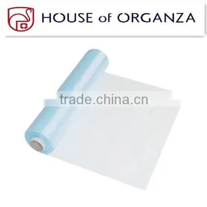 Floral Decoration Sheer Snow Organza Fabric Rolls thumbnail-1