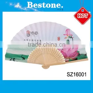 Popular Foldable Souvenir Wooden Hand Fan Gift Box thumbnail-1