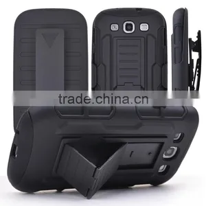 Hybrid Hard Armor Rugged Mobile Phone Case For Samsung Galaxy A3 A5 Stand Back Cover thumbnail-3