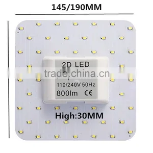 15W AC LED Module Pcb ac Led With 2835 Ceiling LED Perfectly Retrofiting 2D Lamp With Magnet Installation thumbnail-3