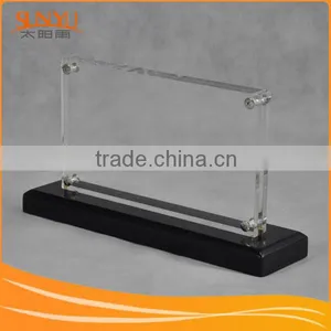 Imported Material OEM and ODM Acrylic Table Tent Card Holder thumbnail-1