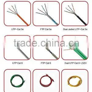 High End UPT Cat6 RJ45 CCA Network Cable / Patch Cord Made thumbnail-2