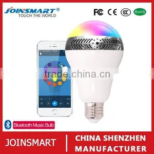 Wholesale Wireless Bluetooth RGB BULB Speaker , Music Led Speaker With APP Control thumbnail-1