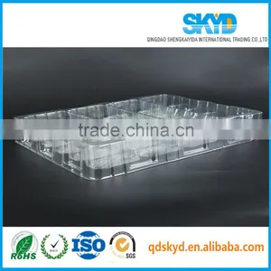 Clear Plastic PVC/PET/PP Plastic Packaging Tray thumbnail-2