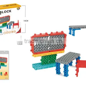 BNR900238 21pcs 4 IN 1 Furniture Plastic Educational Toys Building Block thumbnail-1