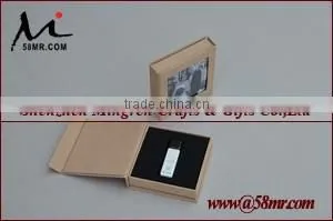 Linen USB Case Gift Box With Photo Frame thumbnail-1