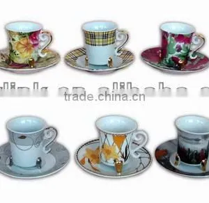 High Quality Most Popular Hostel Ceramic Chaozhou Tea Cup Set thumbnail-1