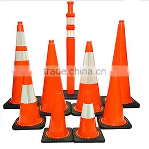Rechargeable LED Light Traffic Cone Reflective Sleeve thumbnail-5