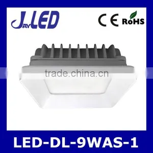 Aluminum Body High Quality CE ROHS Square Shape 9w Led Downlight Light thumbnail-1